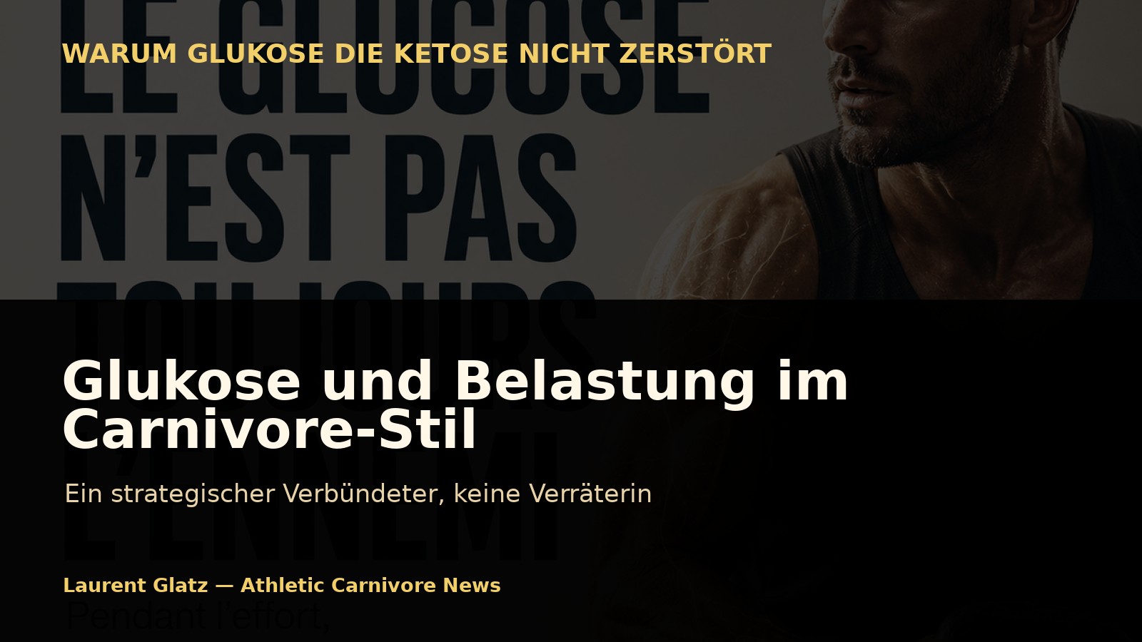 Glukose und Leistung im Carnivore-Stil: Ein strategischer Verbündeter, keine Verräterin