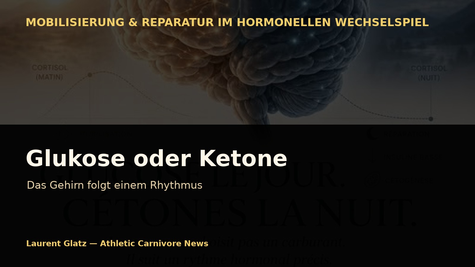 Glukose oder Ketone: Das Gehirn folgt einem Rhythmus
