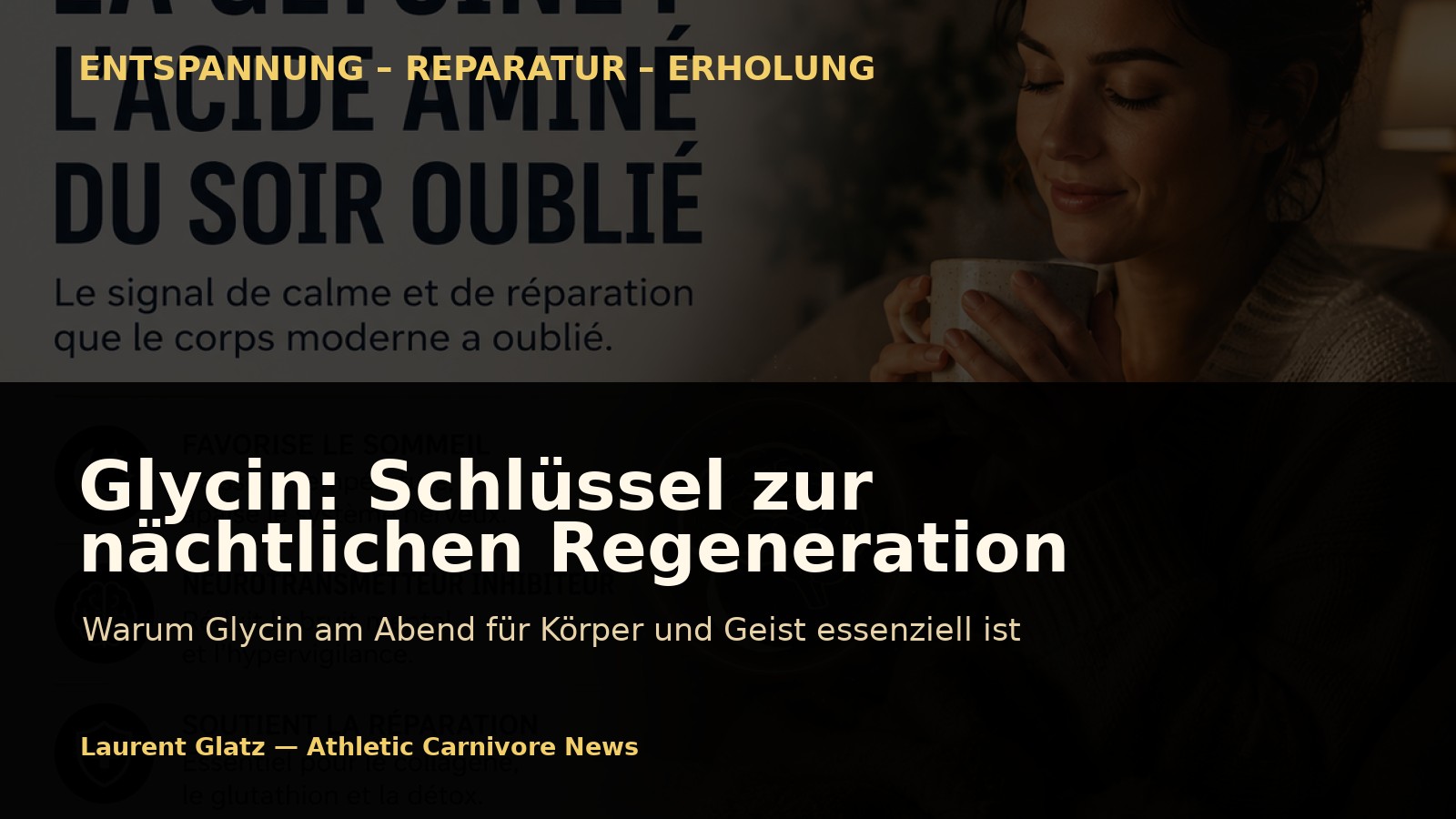 Glycin: Der Schlüsselaminosäure für die Regeneration des modernen Körpers