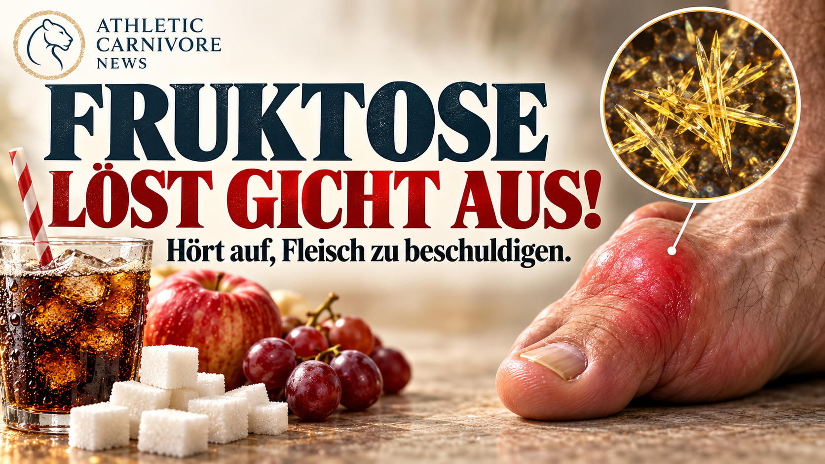 Gicht, Fruktose und Harnsäure: Die wahren metabolischen Ursachen verstehen