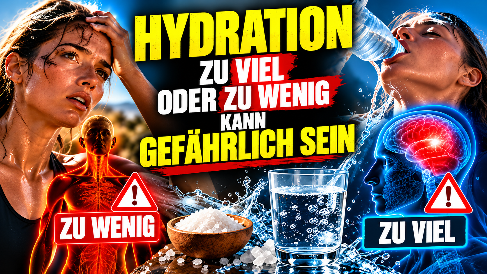 Hydration: Das Gleichgewicht zwischen zu viel und zu wenig finden