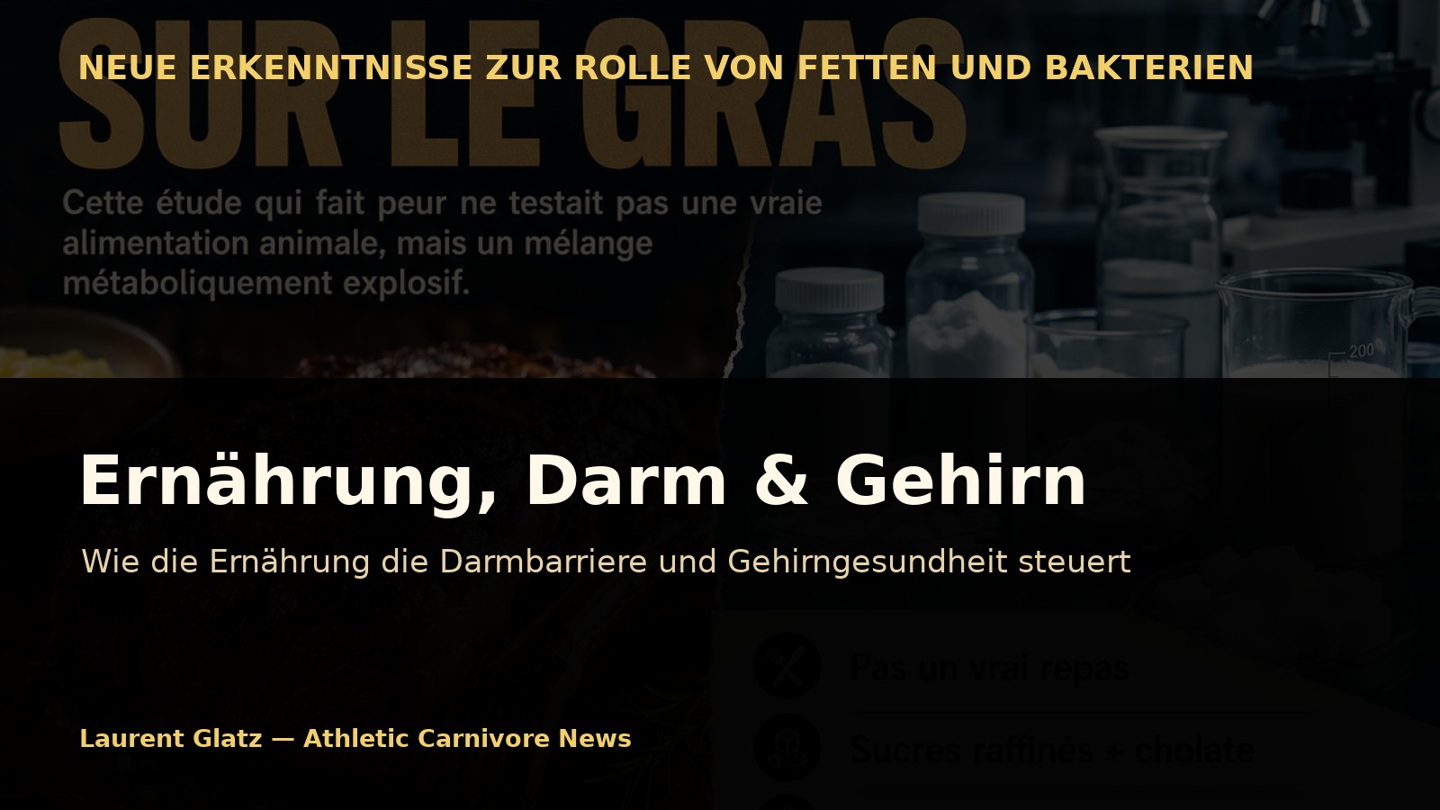 Verstehen, wie die Ernährung Darm, Gehirn und Bakterien beeinflusst