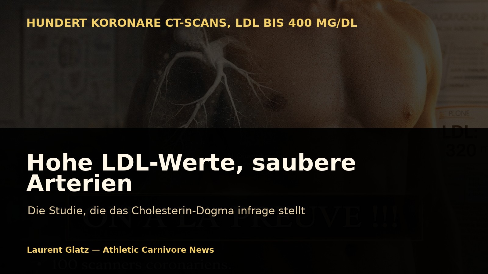 Hohe LDL-Werte, saubere Arterien: Die Studie, die das Dogma erschüttert