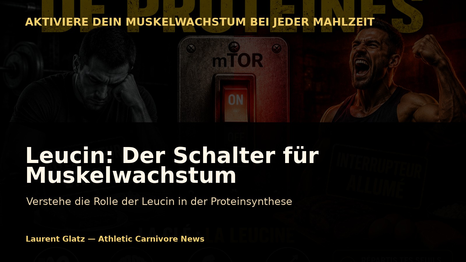 Leucin: Der Schlüsselschalter für dein Muskelwachstum