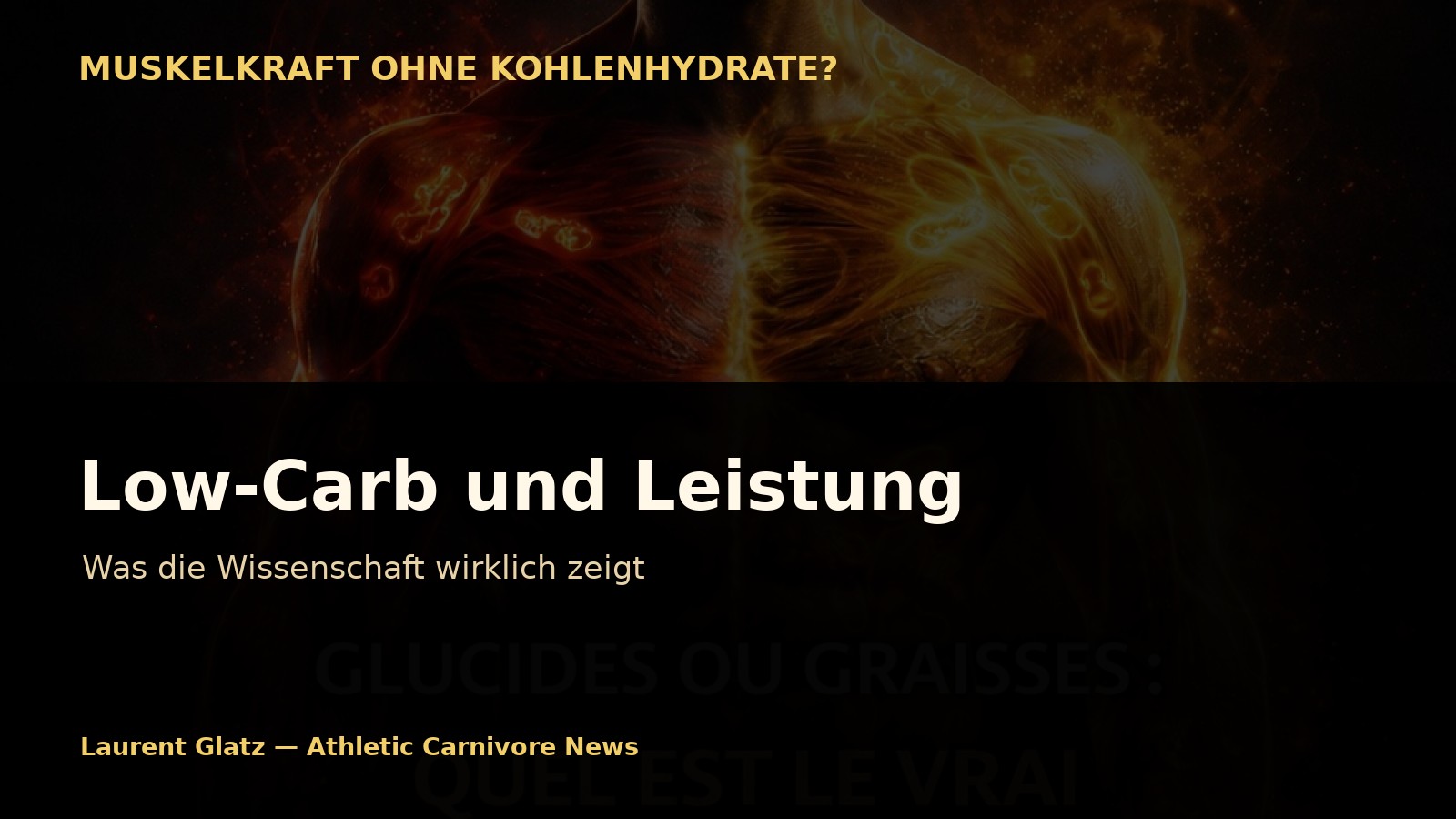 Low-Carb und Leistung: Was die aktuelle Wissenschaft wirklich zeigt