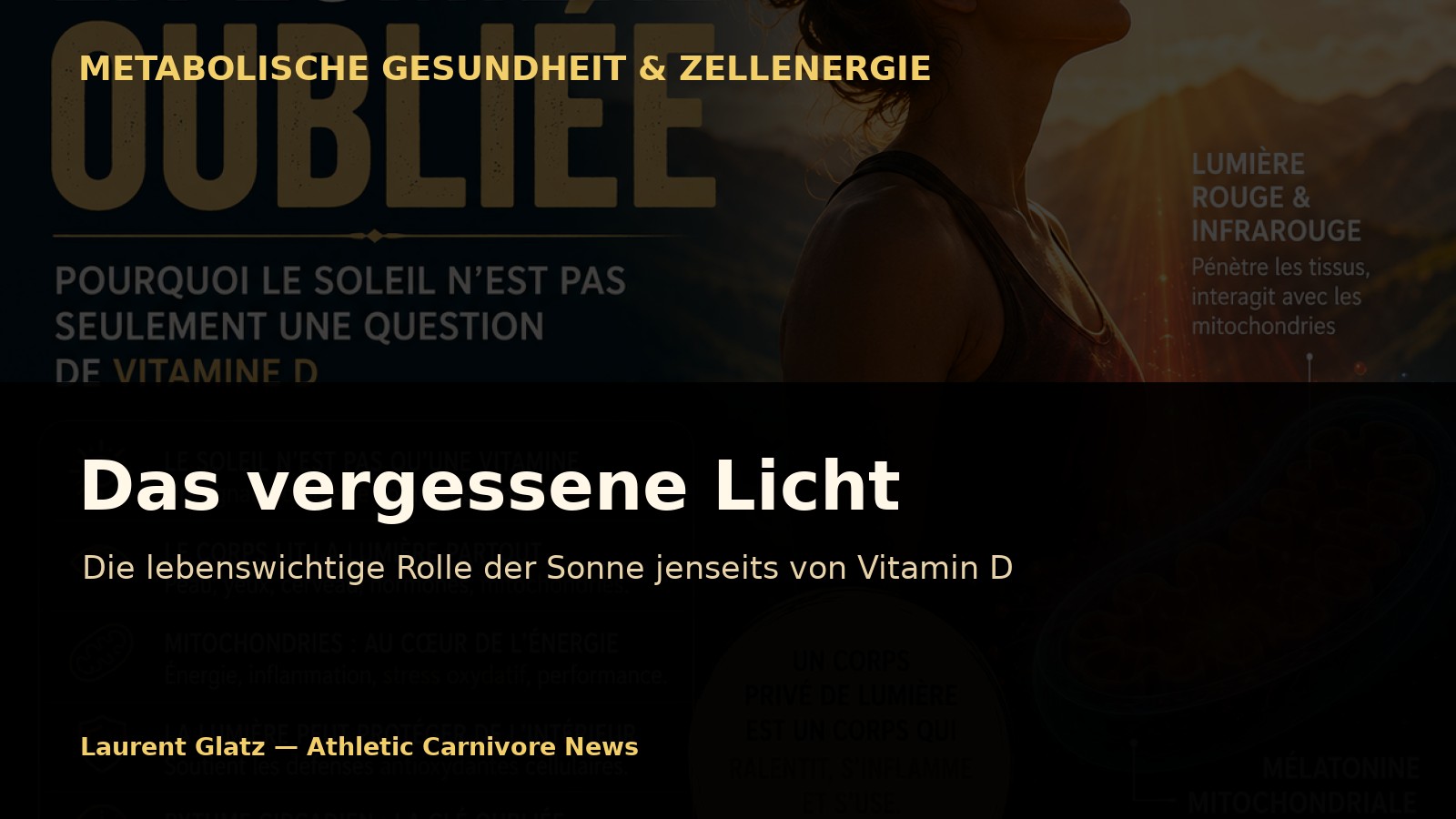 Das vergessene Licht: Die lebenswichtige Rolle der Sonne jenseits von Vitamin D
