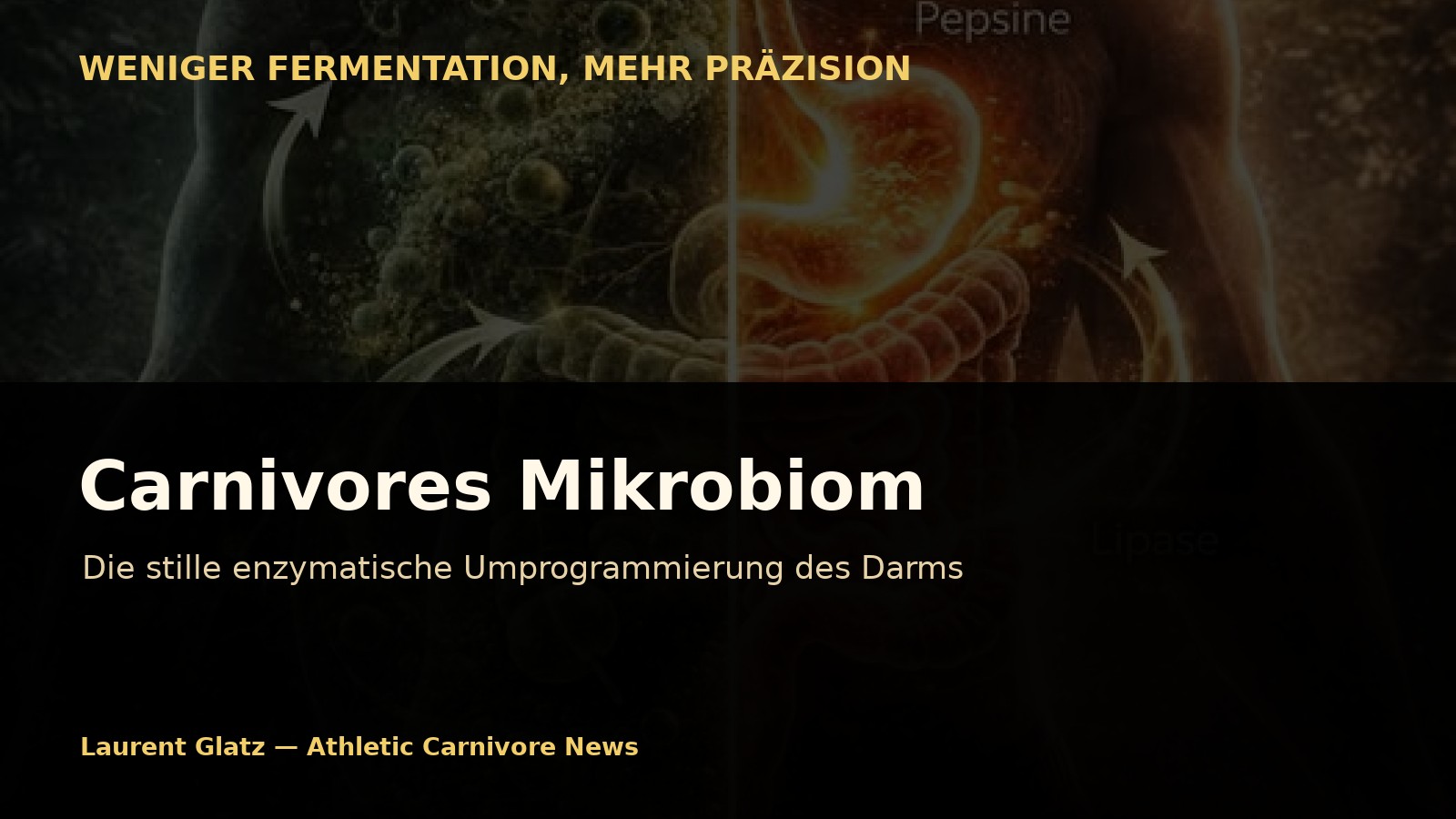 Carnivores Mikrobiom: Die stille enzymatische Umprogrammierung des Darms