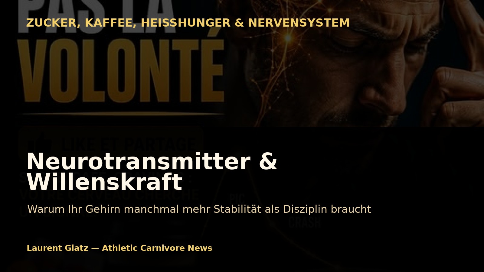 Neurotransmitter: Ihr Gehirn fehlt nicht der Wille, sondern manchmal die Stabilität