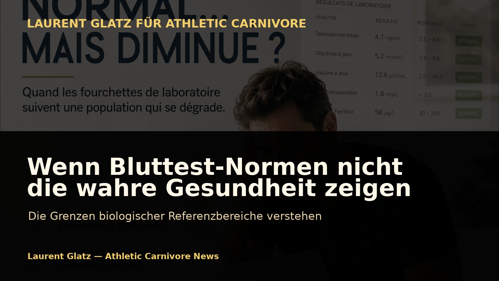 Wenn Bluttest-Normen nicht die wahre Gesundheit widerspiegeln