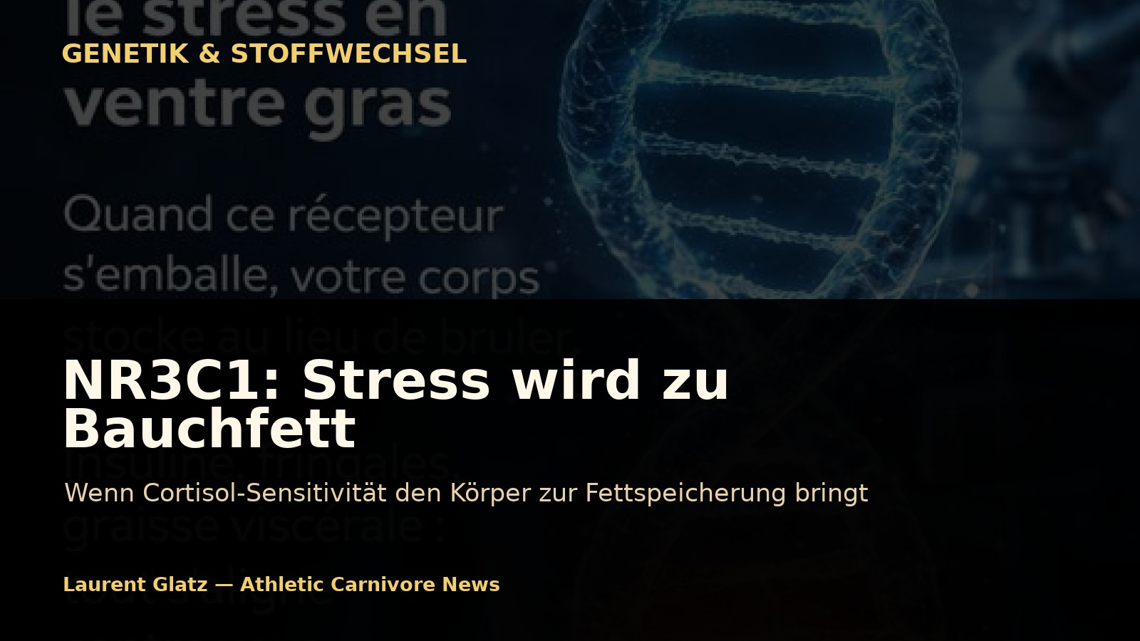 NR3C1: Das Gen, das Stress in Bauchfett verwandelt