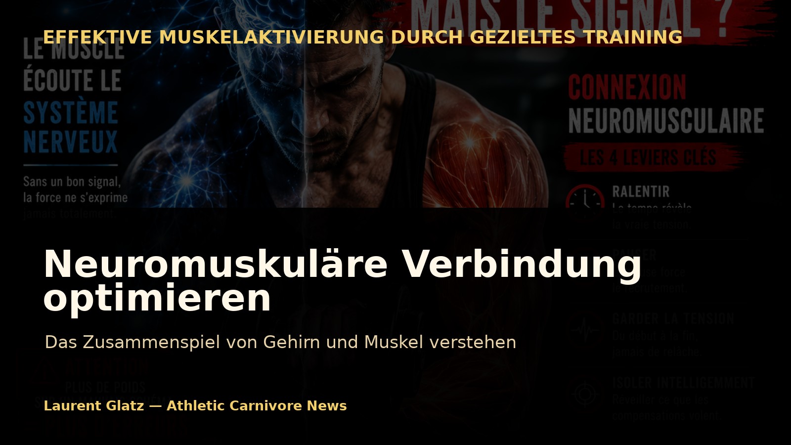 Neuromuskuläre Verbindung optimieren für effektive Muskeln