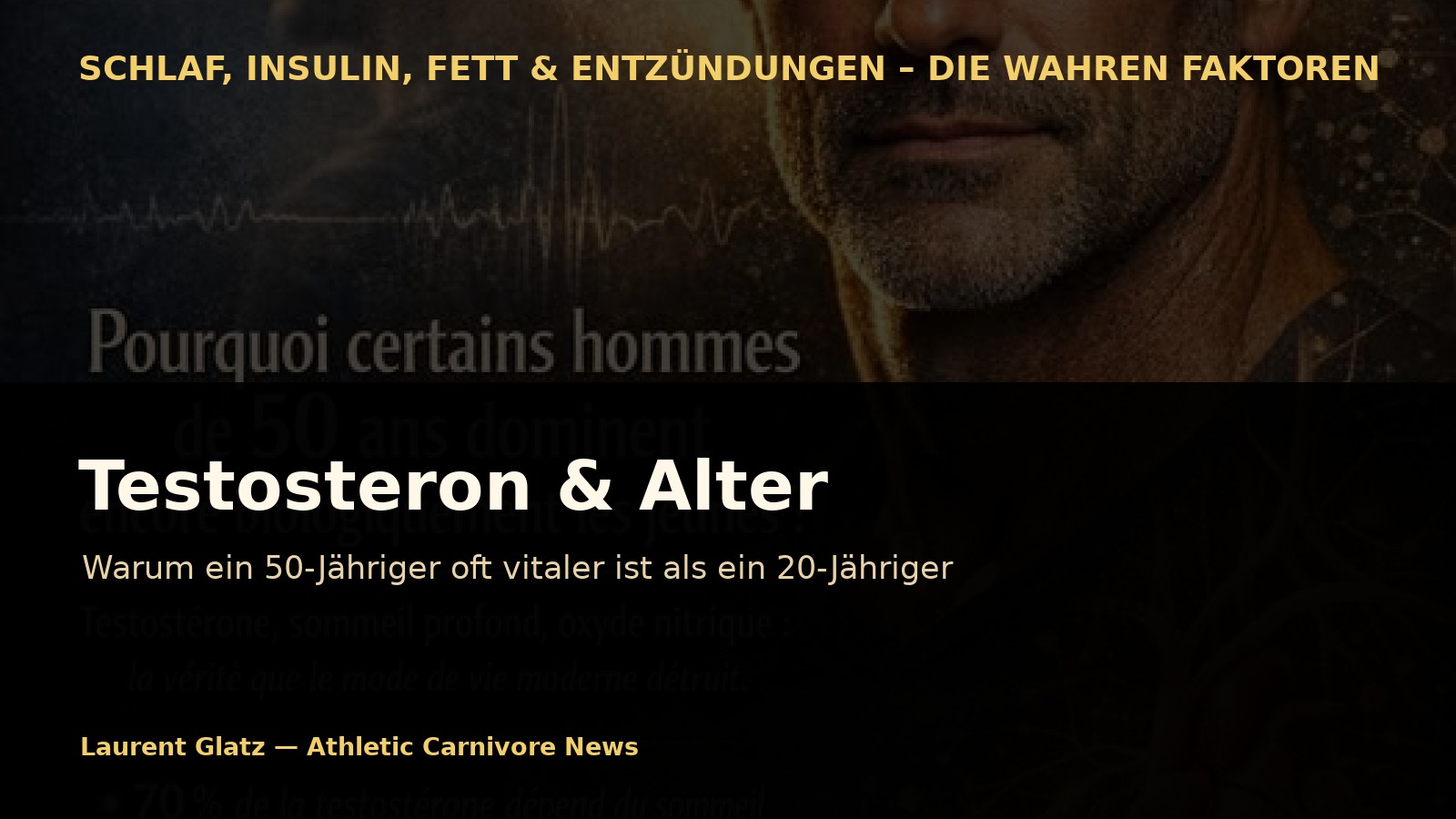 Testosteron: Warum ein 50-jähriger Mann lebendiger sein kann als ein 20-jähriger