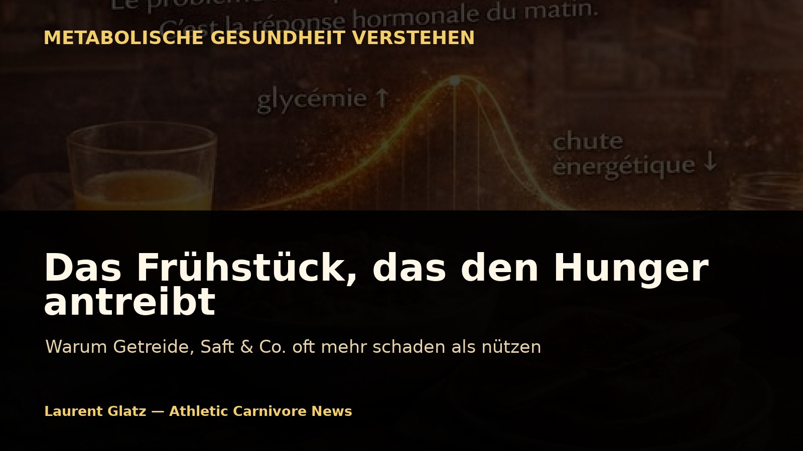 Das moderne Frühstück nährt nicht immer: Es erzeugt oft den nächsten Heißhunger