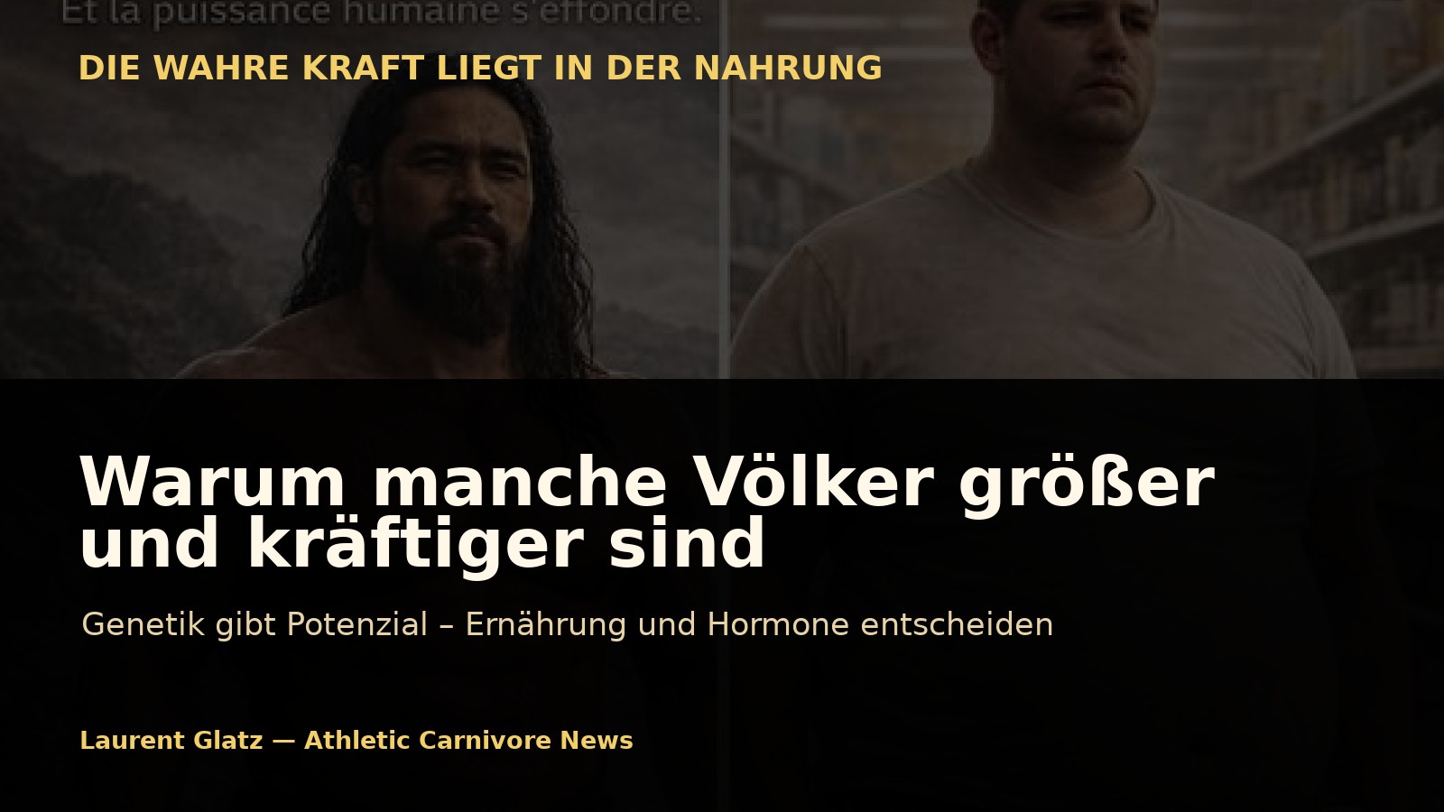 Warum manche Völker von Natur aus größer, dichter und kräftiger wirken