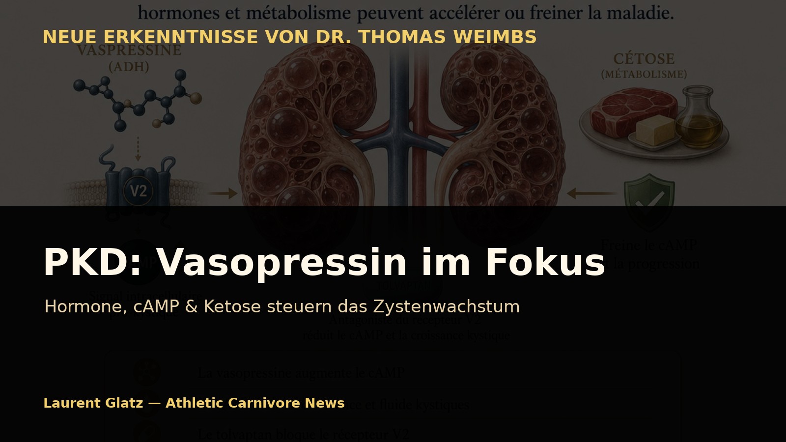 PKD: Vasopressin als Schlüsselfaktor