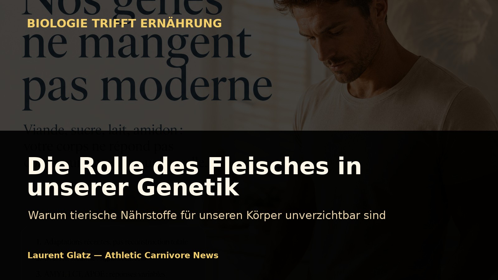 Die Rolle des Fleisches in unserer modernen Genetik verstehen
