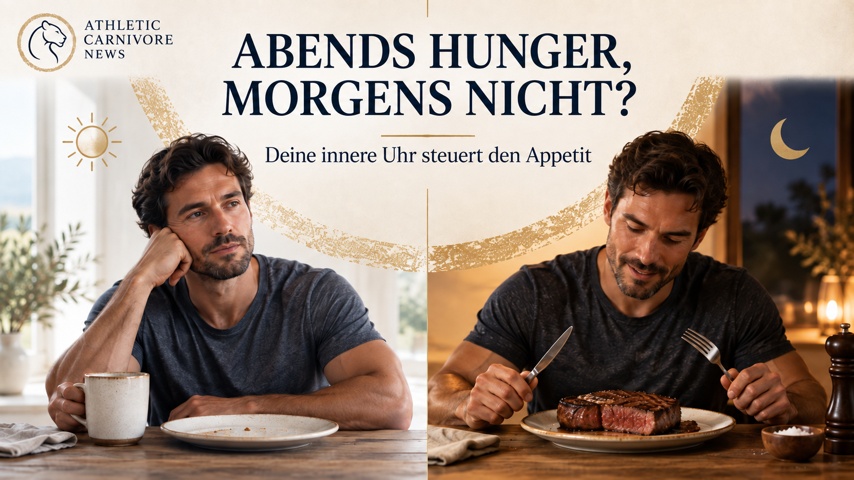 Warum du abends Hunger hast, aber morgens kaum