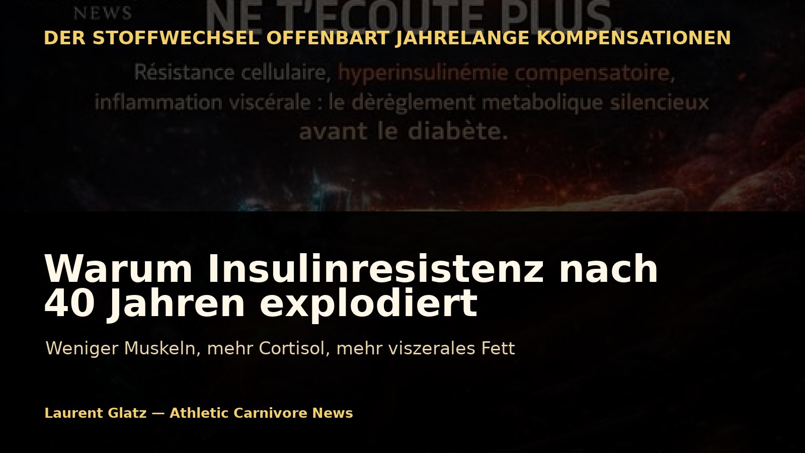 Warum die Insulinresistenz nach 40 Jahren explodiert