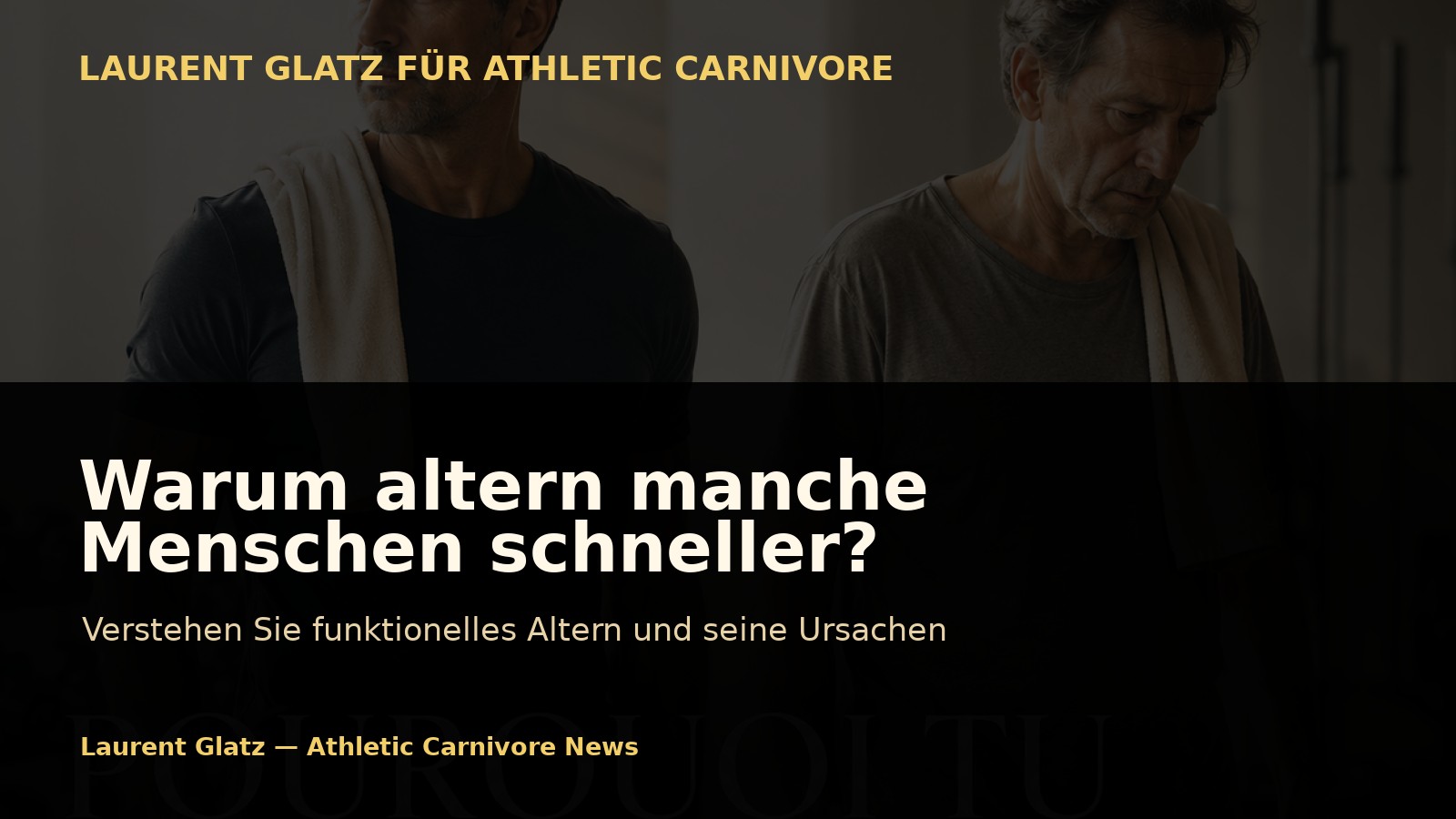 Warum manche Menschen schneller altern als andere
