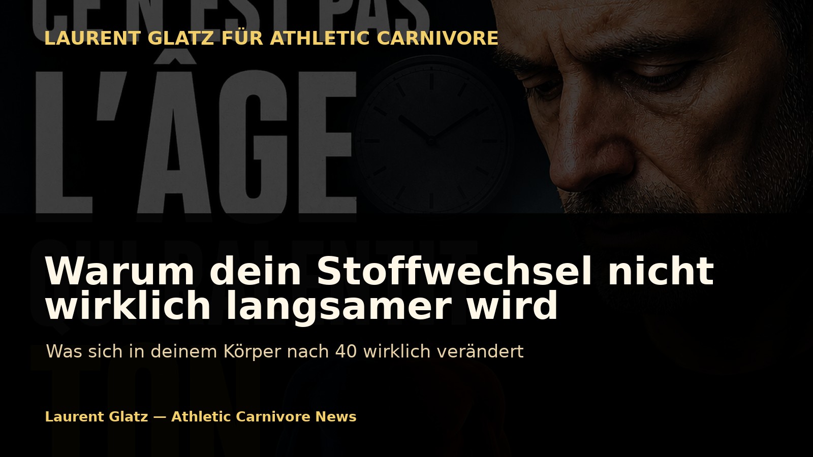 Warum dein Stoffwechsel mit dem Alter nicht wirklich langsamer wird