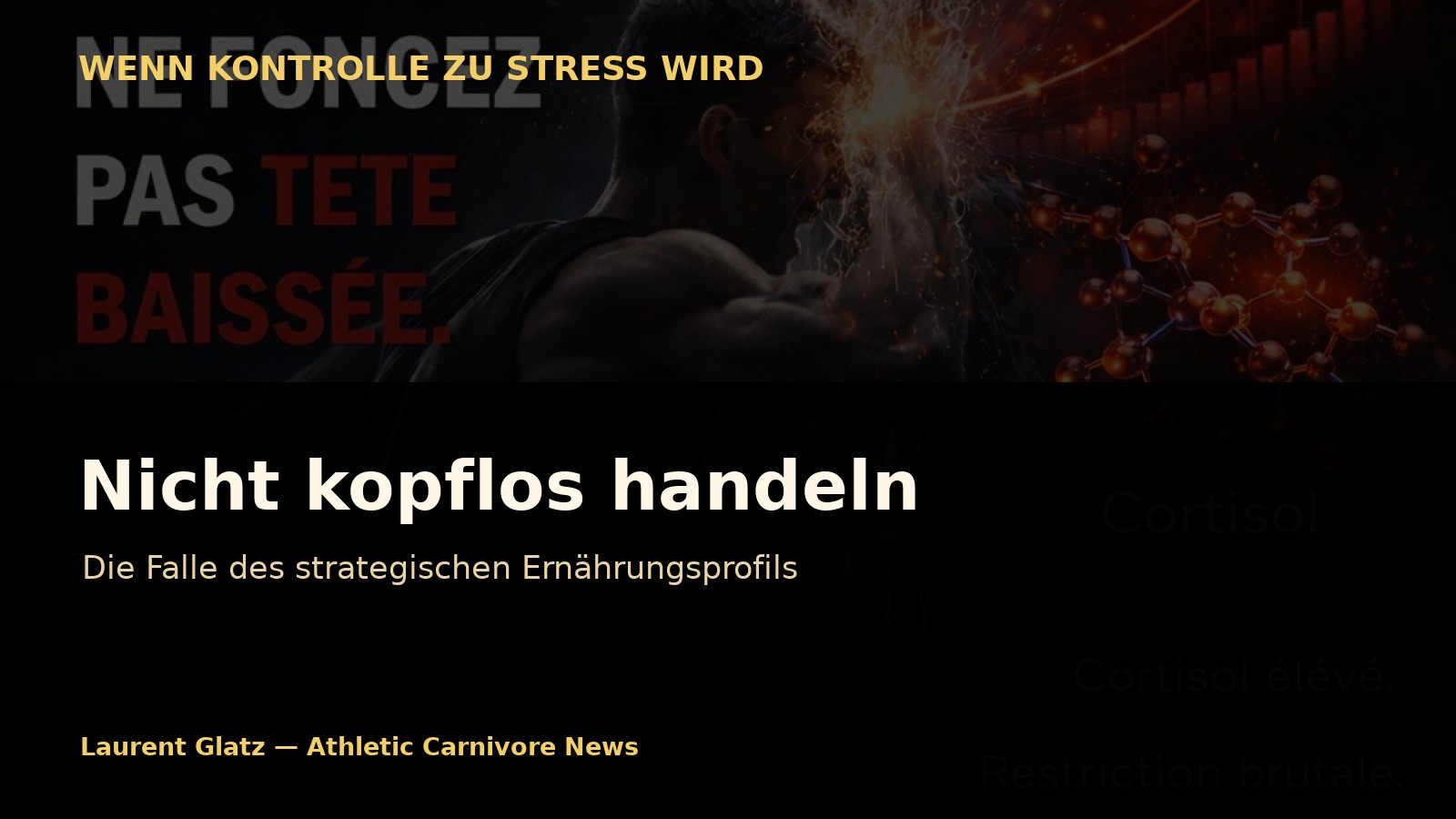 Nicht kopflos handeln: Die Falle des strategischen Ernährungsprofils