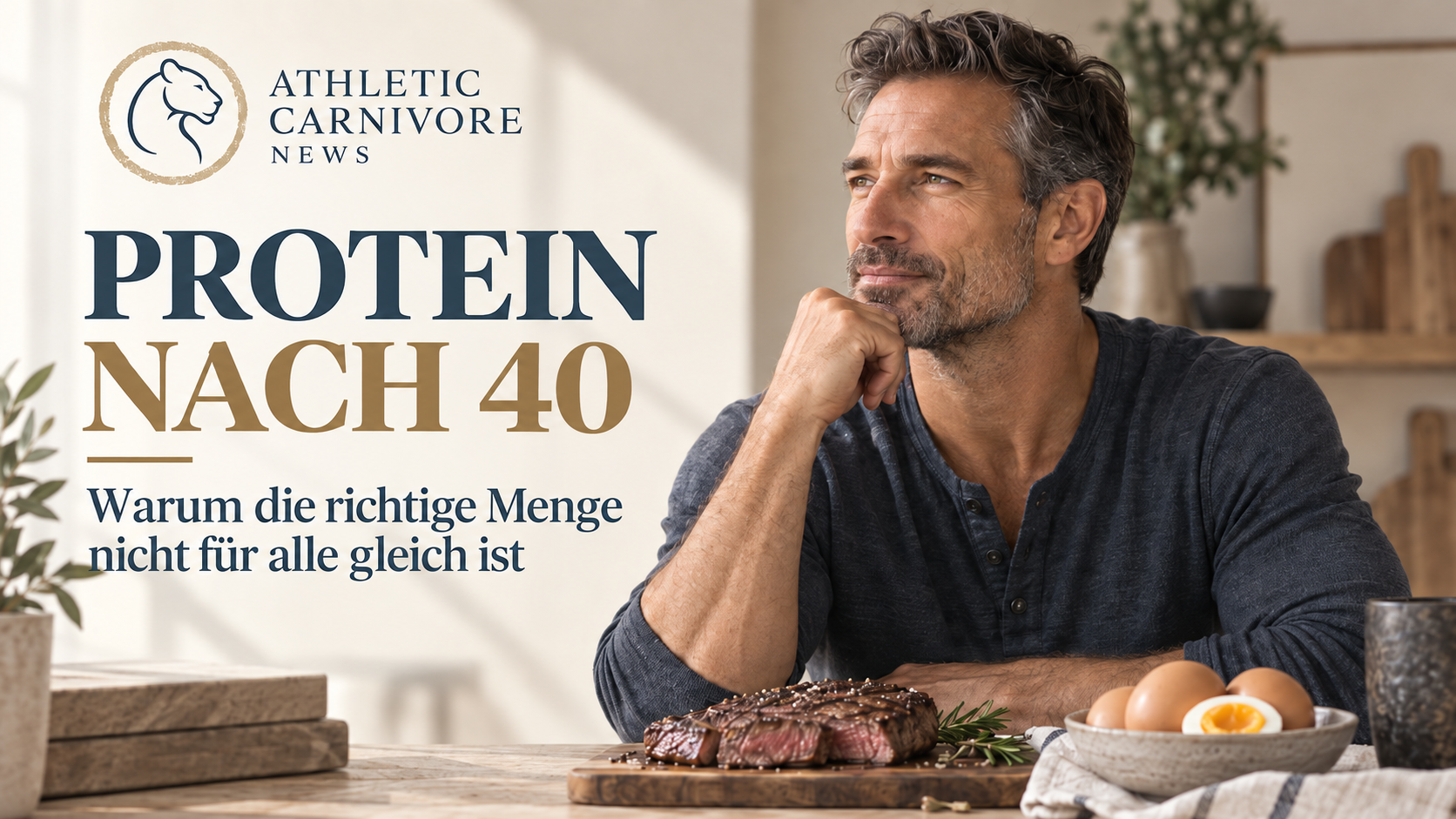 Proteine ab 40: Den Bedarf anpassen, um Muskelmasse zu erhalten