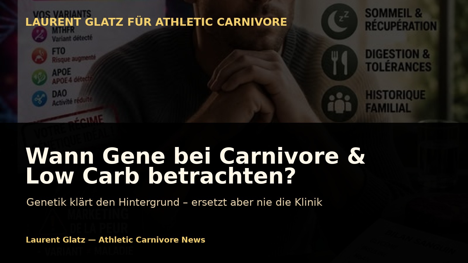 Wann wird es sinnvoll, seine Gene als Carnivore oder Low Carb zu betrachten?