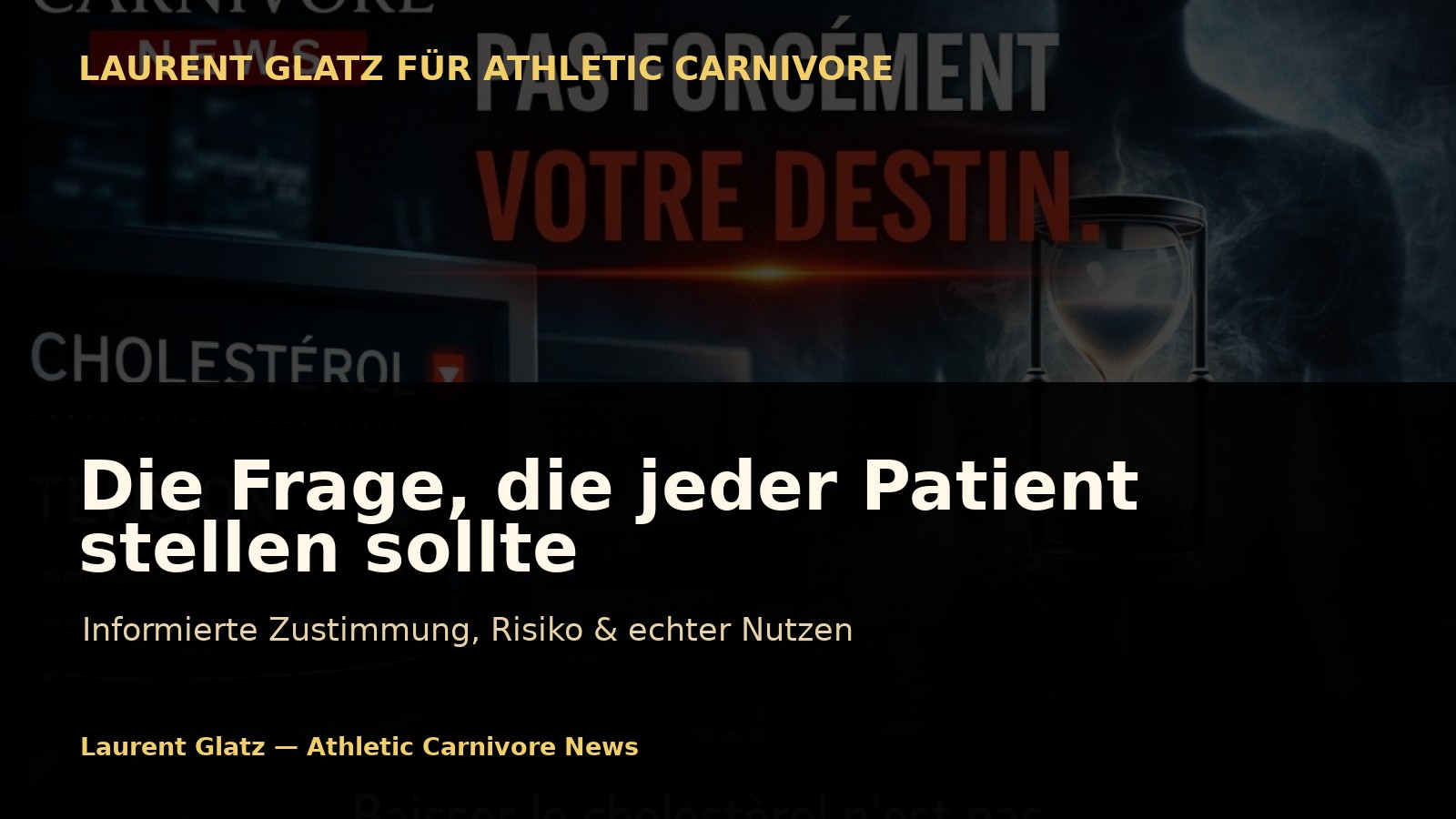 Die Frage, die jeder Patient seinem Arzt stellen sollte