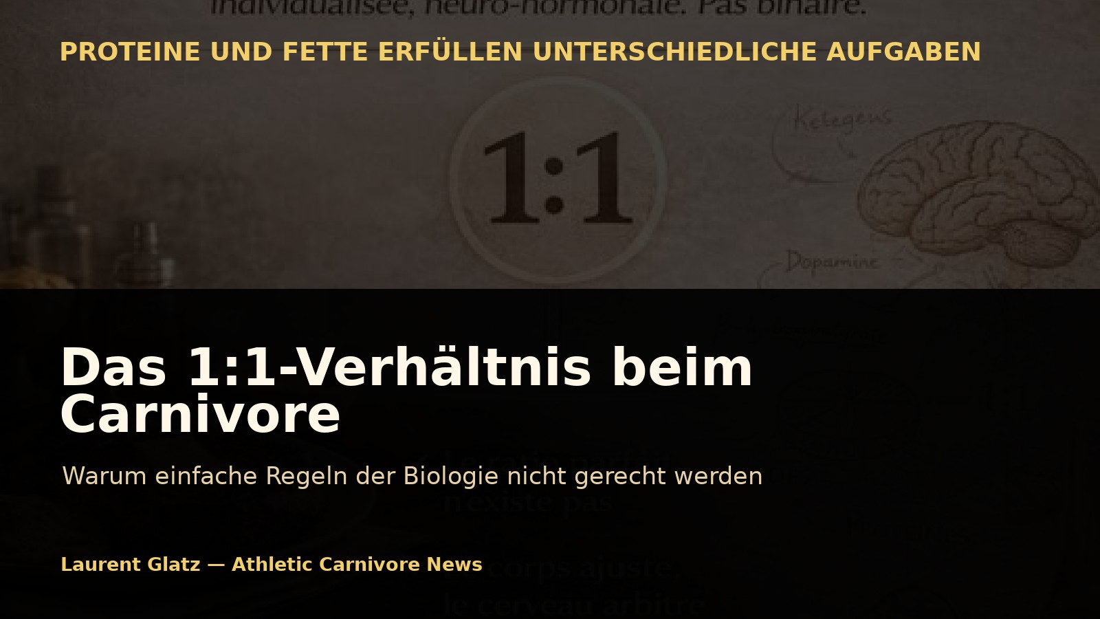 Das 1:1-Verhältnis beim Carnivore: Die einfache Regel, die der Biologie nicht standhält