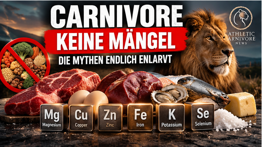 Carnivore-Diät und Mineralstoffe: Mythen über Mangelzustände entlarvt
