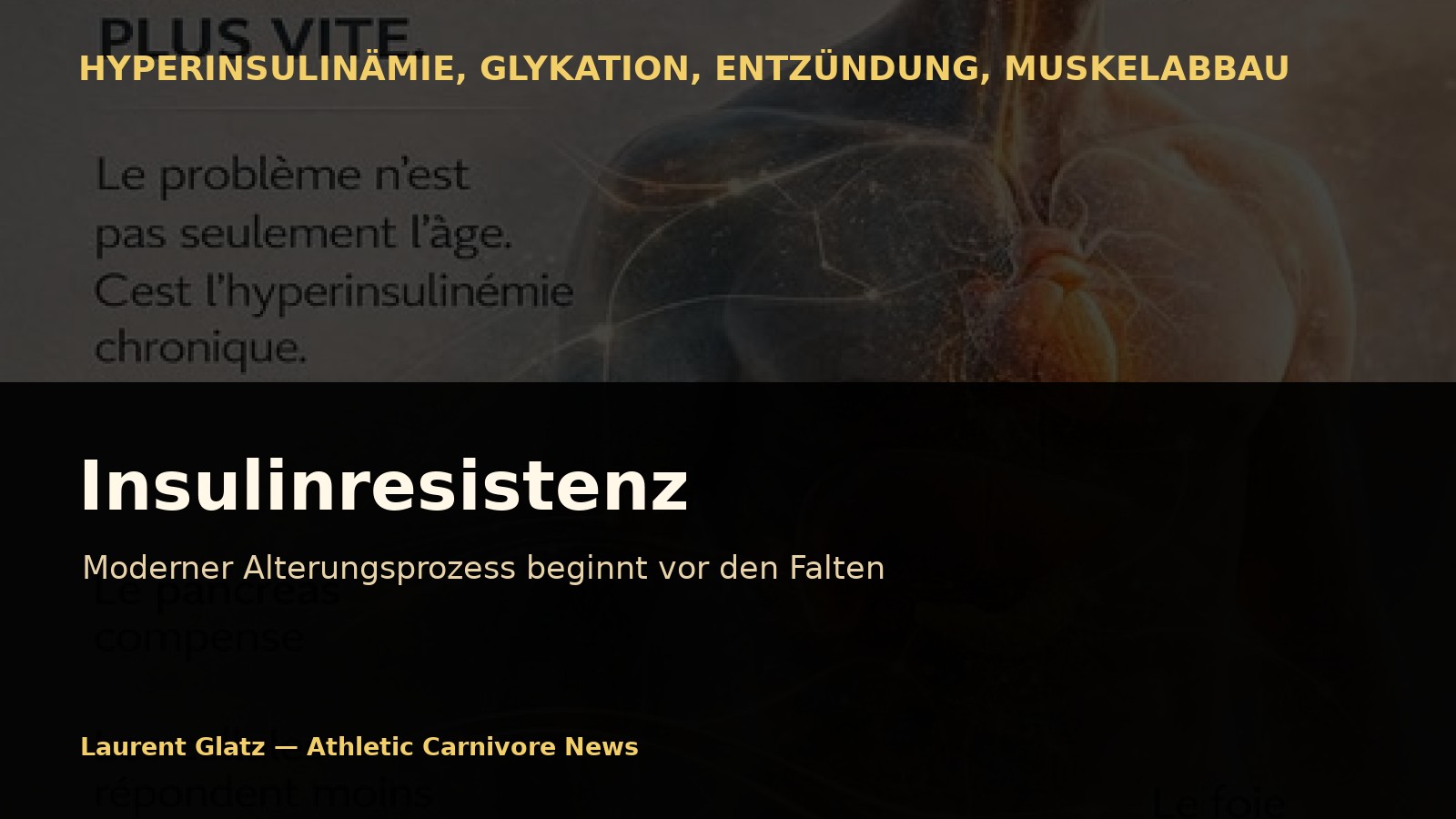 Insulinresistenz: Moderner Alterungsprozess beginnt vor den Falten