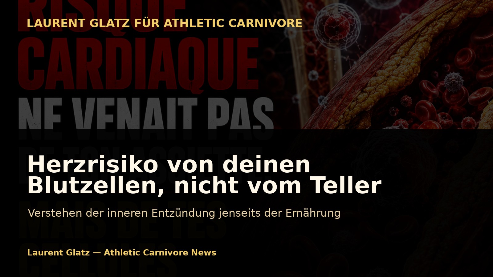 Wenn das Herzrisiko von deinen Blutzellen kommt, nicht von deinem Teller