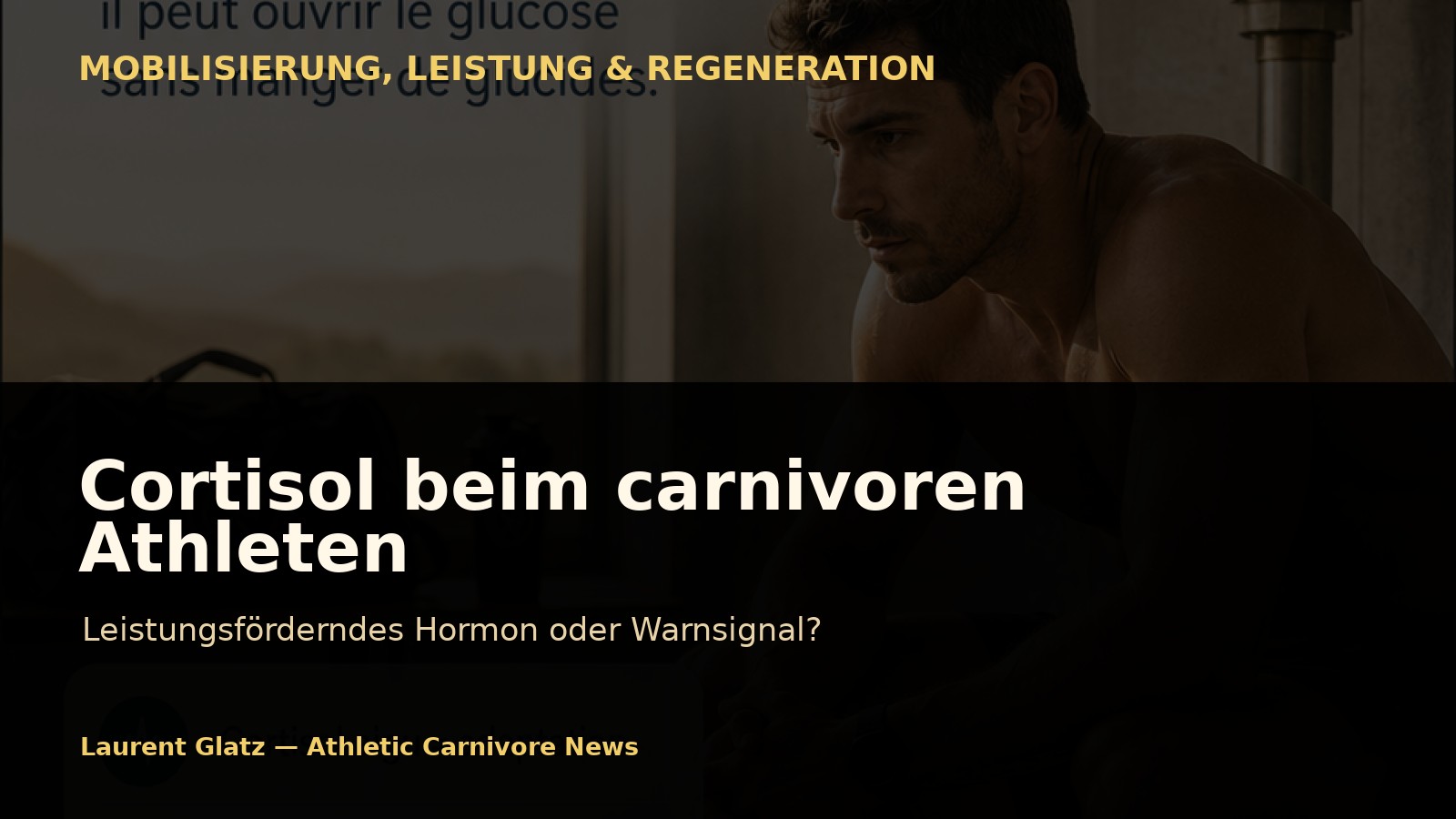 Cortisol beim carnivoren Athleten: Leistungsförderndes Hormon oder Warnsignal?