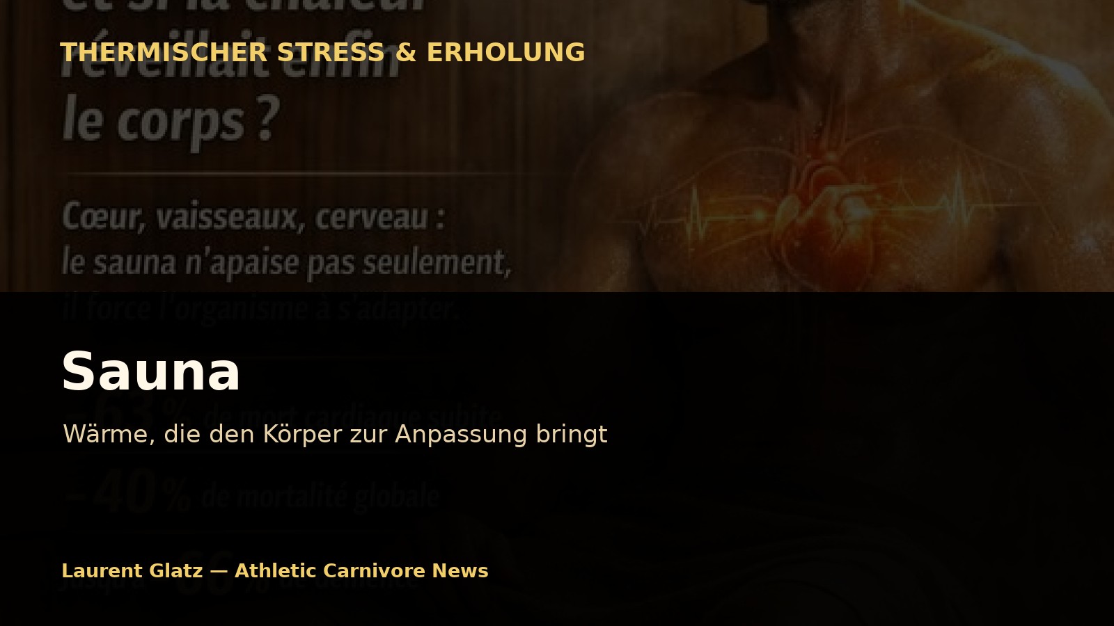 Sauna: Die Wärme, die den Körper an seine Anpassungsfähigkeit erinnert