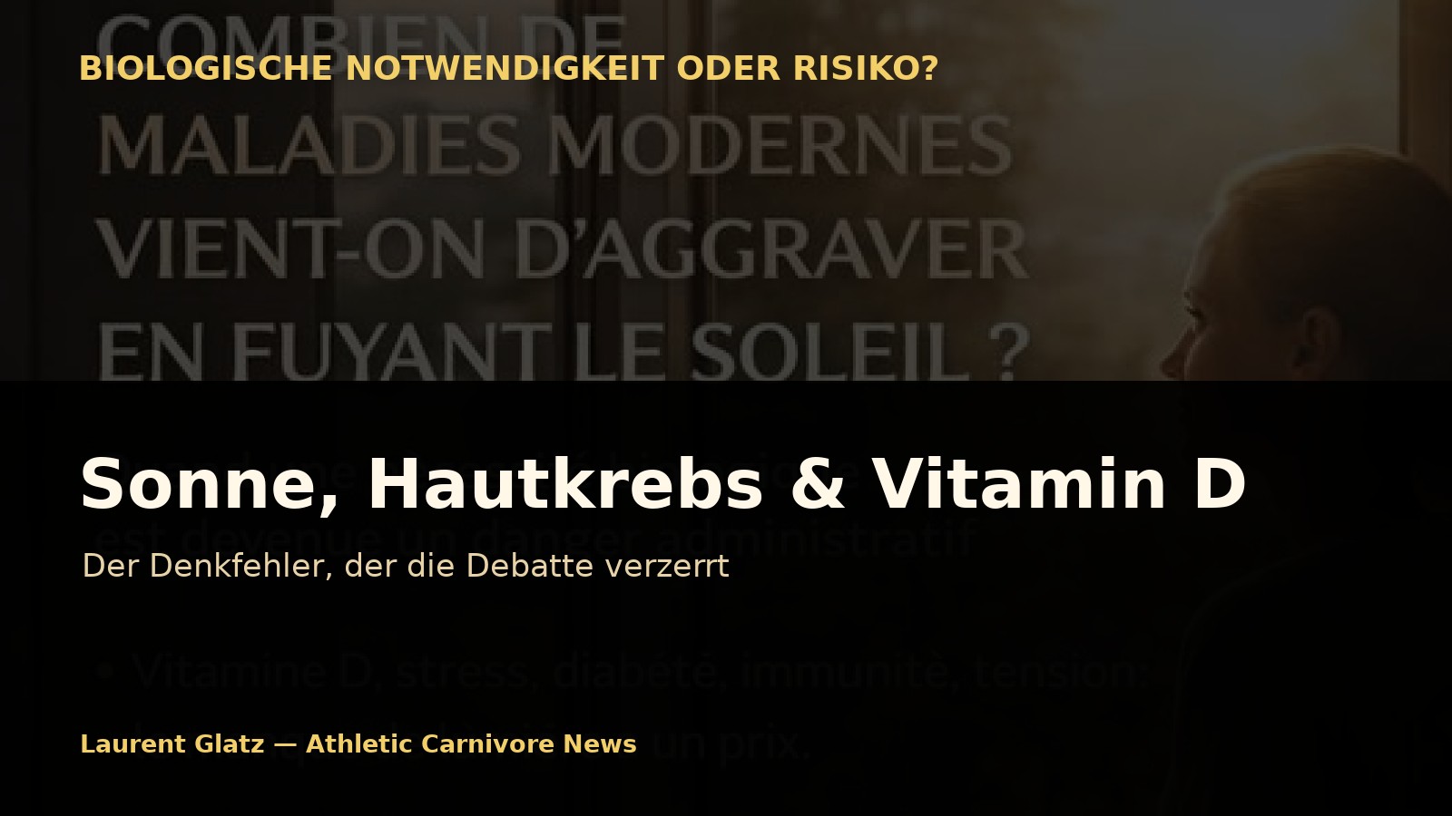 Sonne, Hautkrebs, Vitamin D: Der Denkfehler, der die ganze Debatte verzerrt