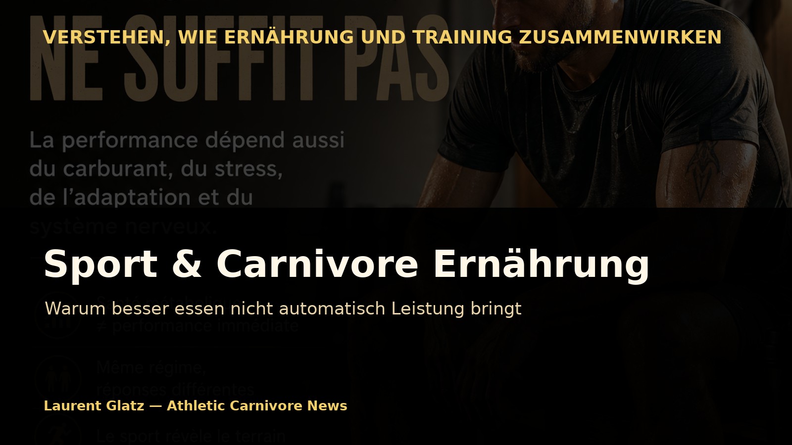 Sport und carnivore Ernährung: Warum besser essen nicht automatisch Leistung bringt