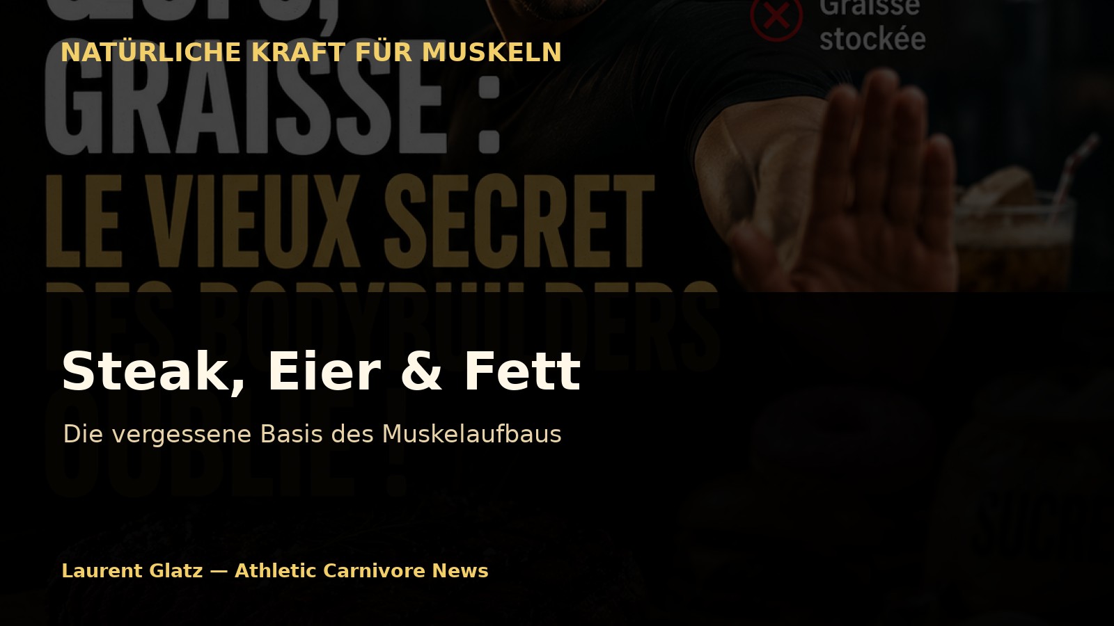 Steak, Eier und Fett: Die vergessene Basis des Muskelaufbaus