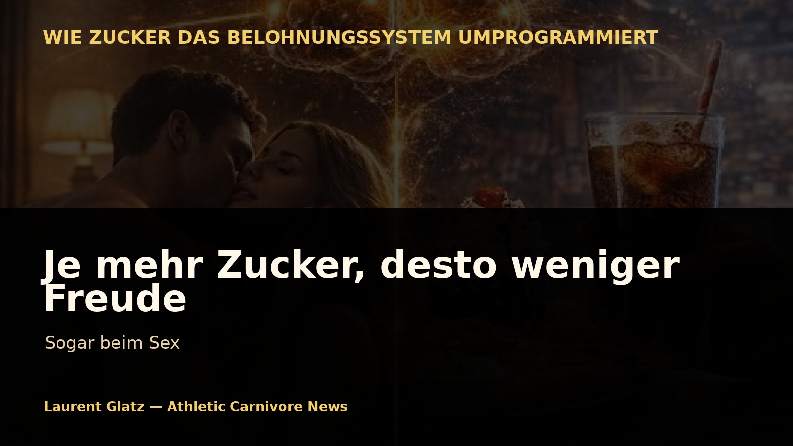 Je mehr Zucker Sie konsumieren, desto weniger Freude empfinden Sie – sogar beim Sex