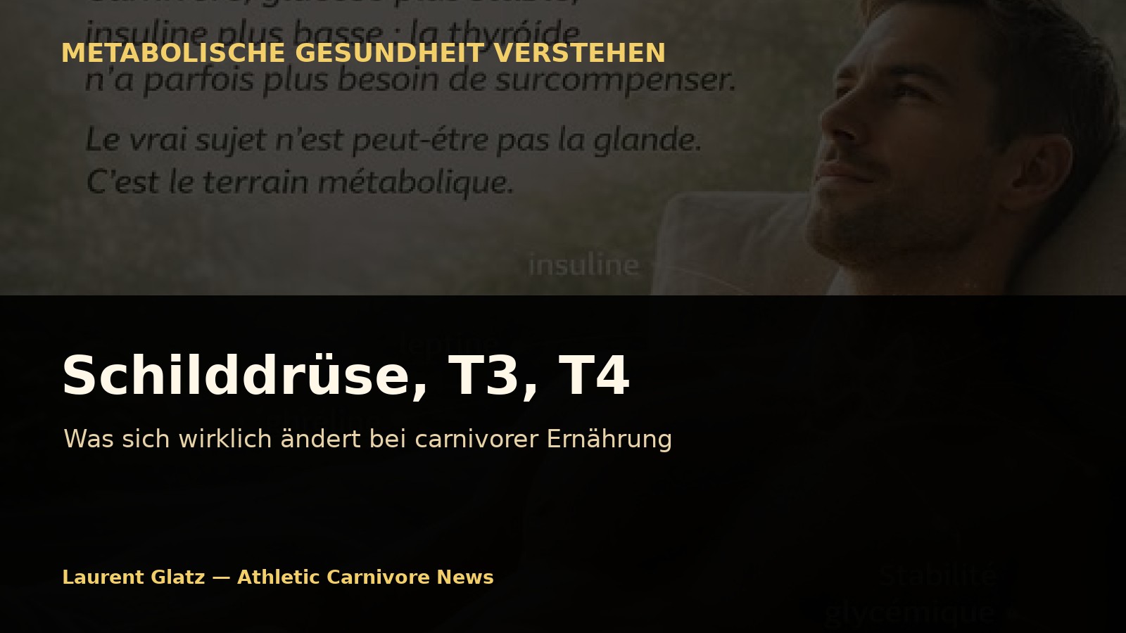 Schilddrüse, T3, T4: Was sich wirklich ändert bei carnivorer Ernährung