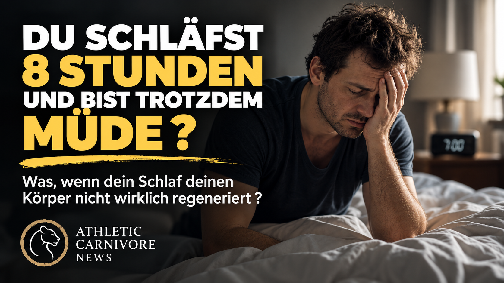 Du schläfst 8 Stunden und bist trotzdem müde: Die wahre Erholung verstehen