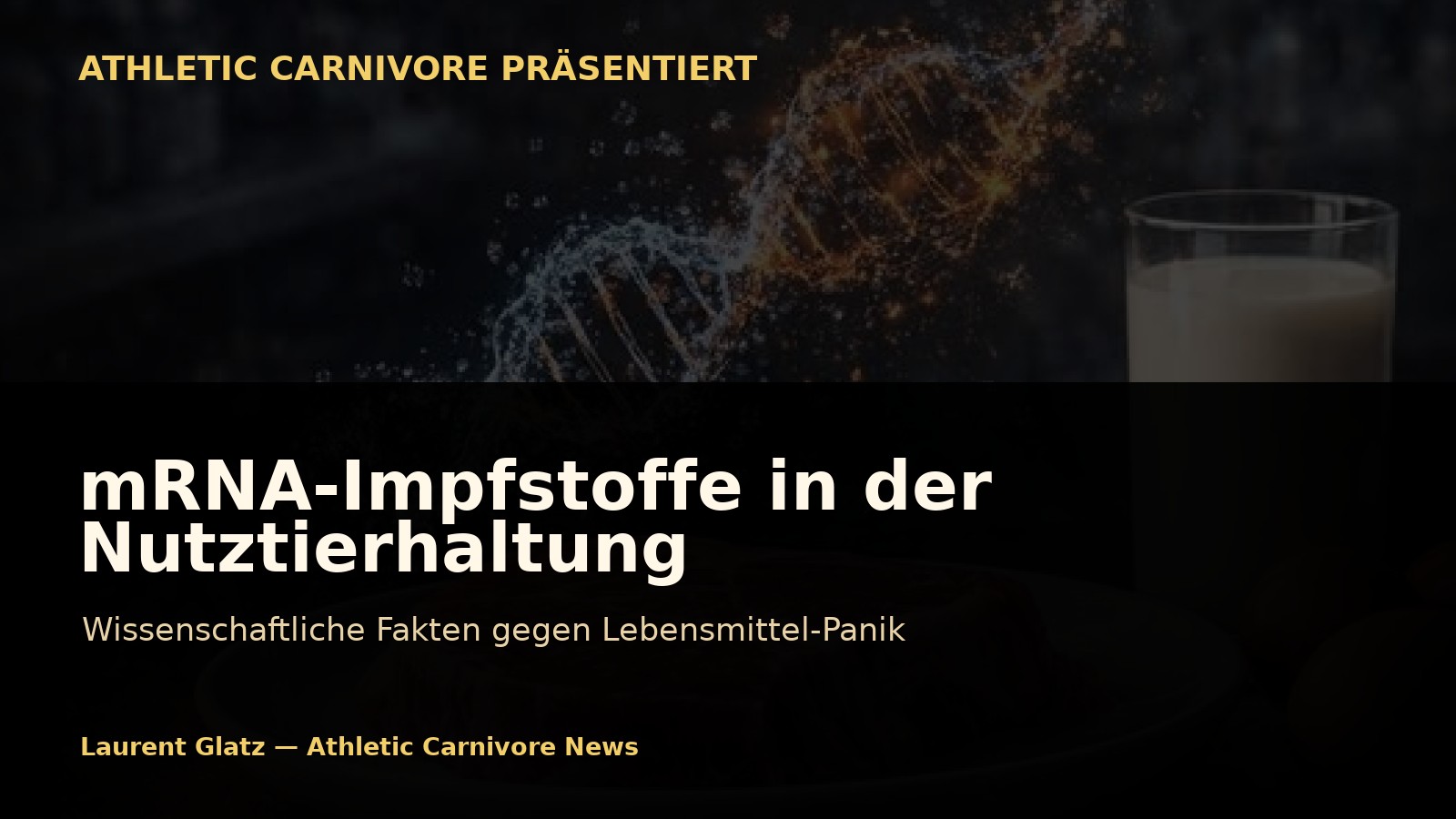 mRNA-Impfstoffe in der Nutztierhaltung: Wissenschaft statt Panikmache