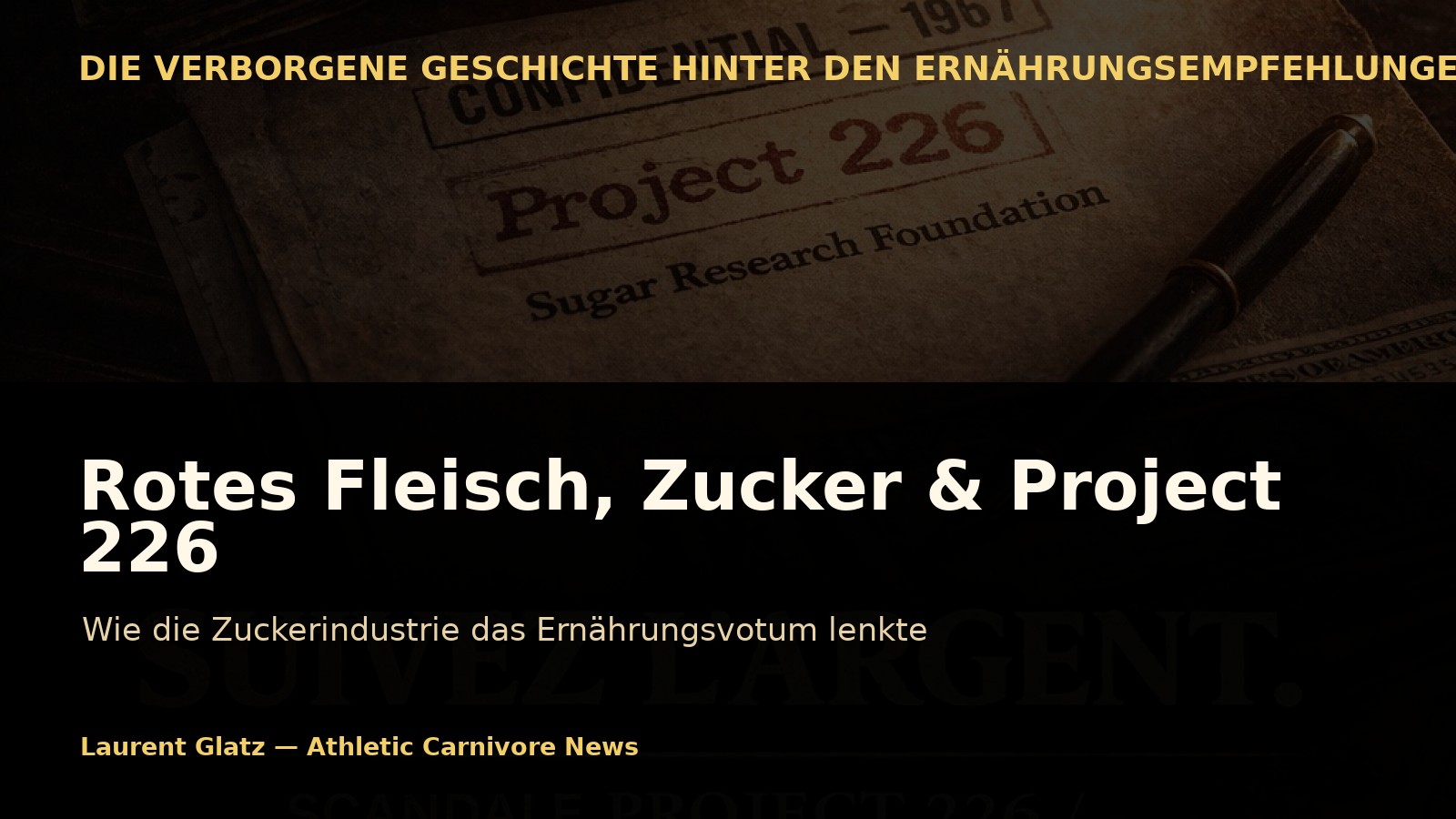 Rotes Fleisch, Zucker und der kulturelle Prozess: Wie das Ernährungsvotum gelenkt wurde