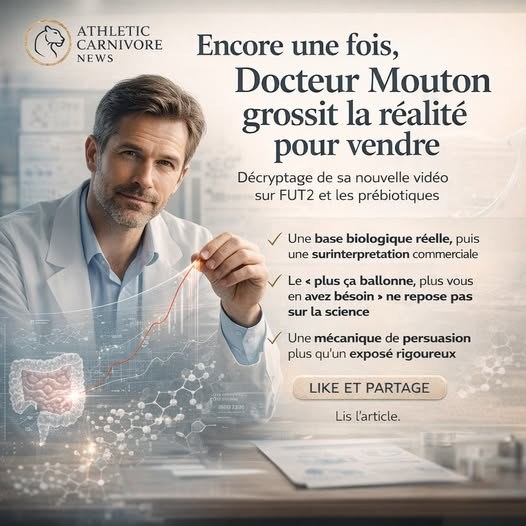 FUT2, prébiotiques et constipation : quand une vraie biologie devient un raccourci marketing