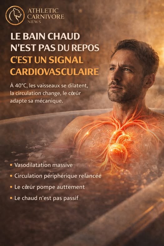 Eau chaude : le stress doux qui apprend au cœur à se relâcher