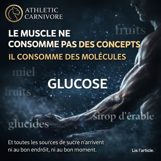 À haute intensité, le muscle consomme du glucose : pourquoi lui donner un sucre qui doit passer par le foie ?