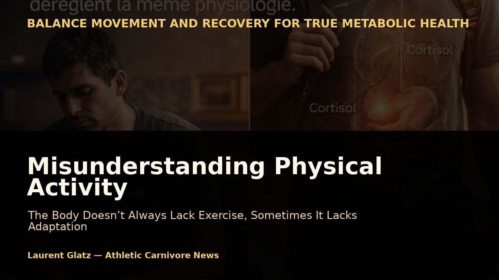 Misunderstanding Physical Activity: The Body Doesn’t Always Lack Exercise, Sometimes It Lacks Adaptation