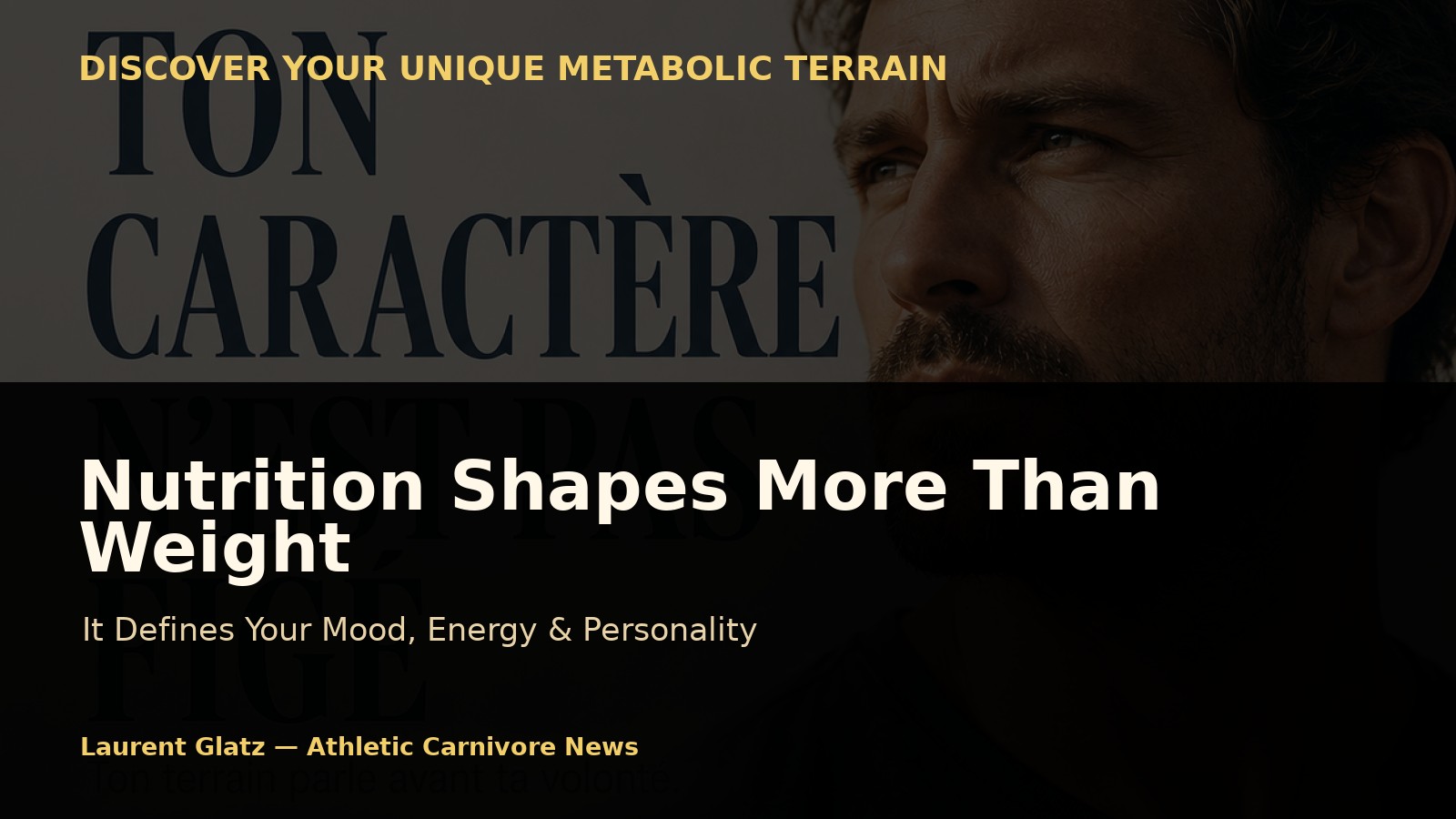 How Nutrition Shapes More Than Weight: It Defines Who You Are