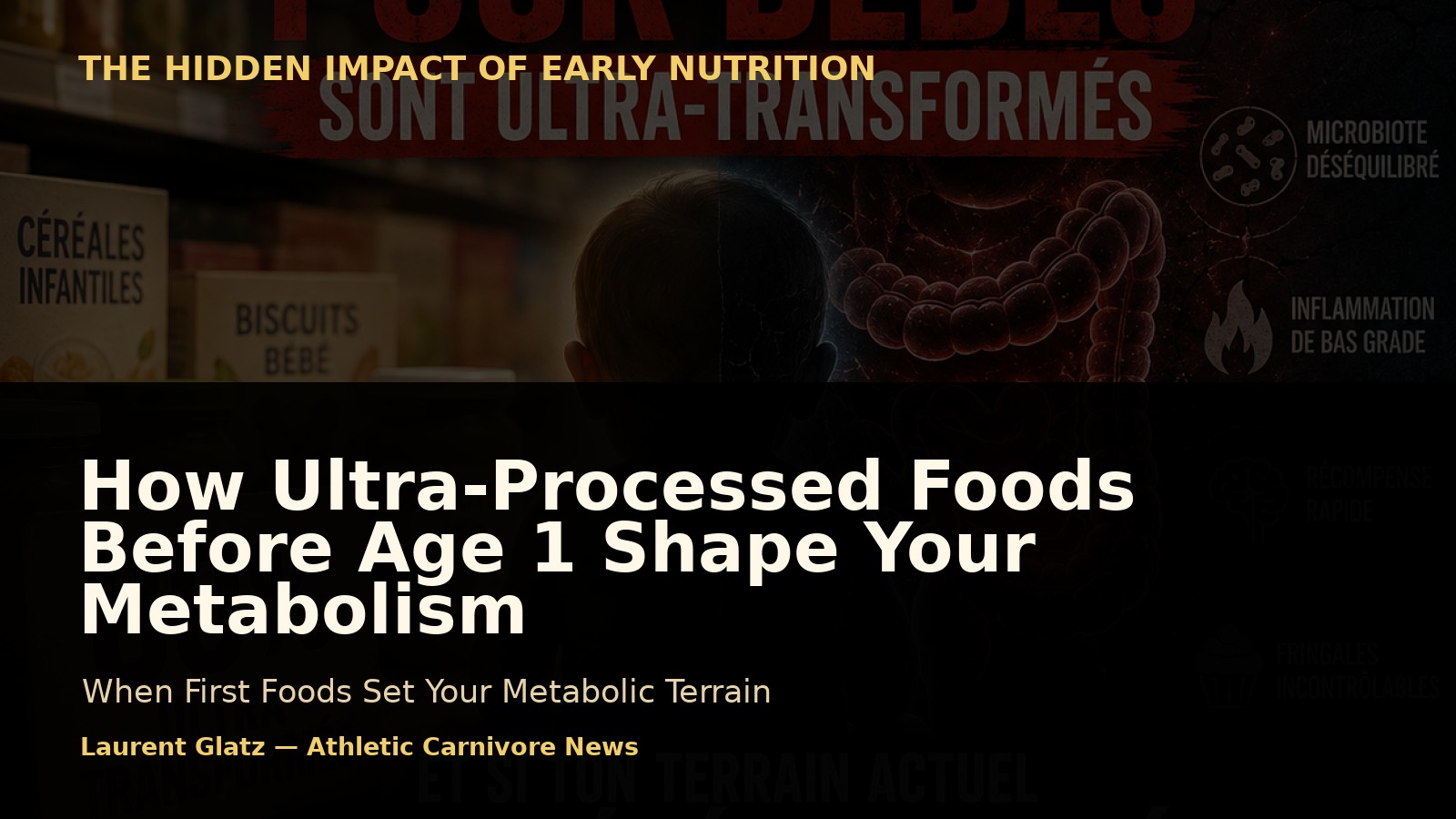 How Ultra-Processed Foods Before Age 1 Shape Your Adult Metabolism
