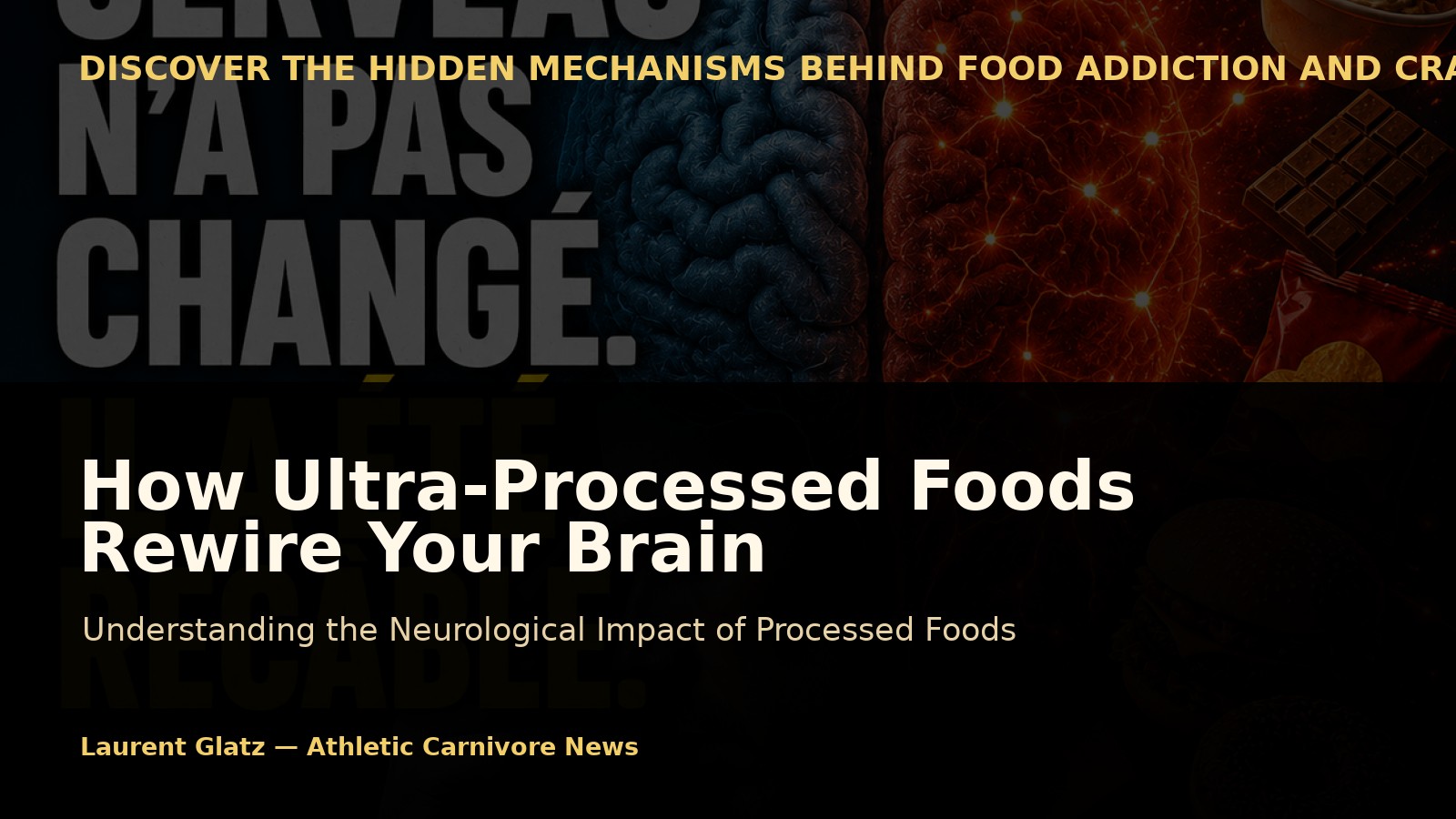 How Ultra-Processed Foods Rewire Your Brain