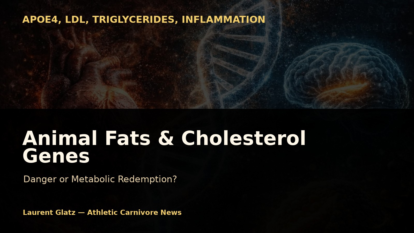 Animal Fats and Cholesterol Genes: Danger or Redemption?